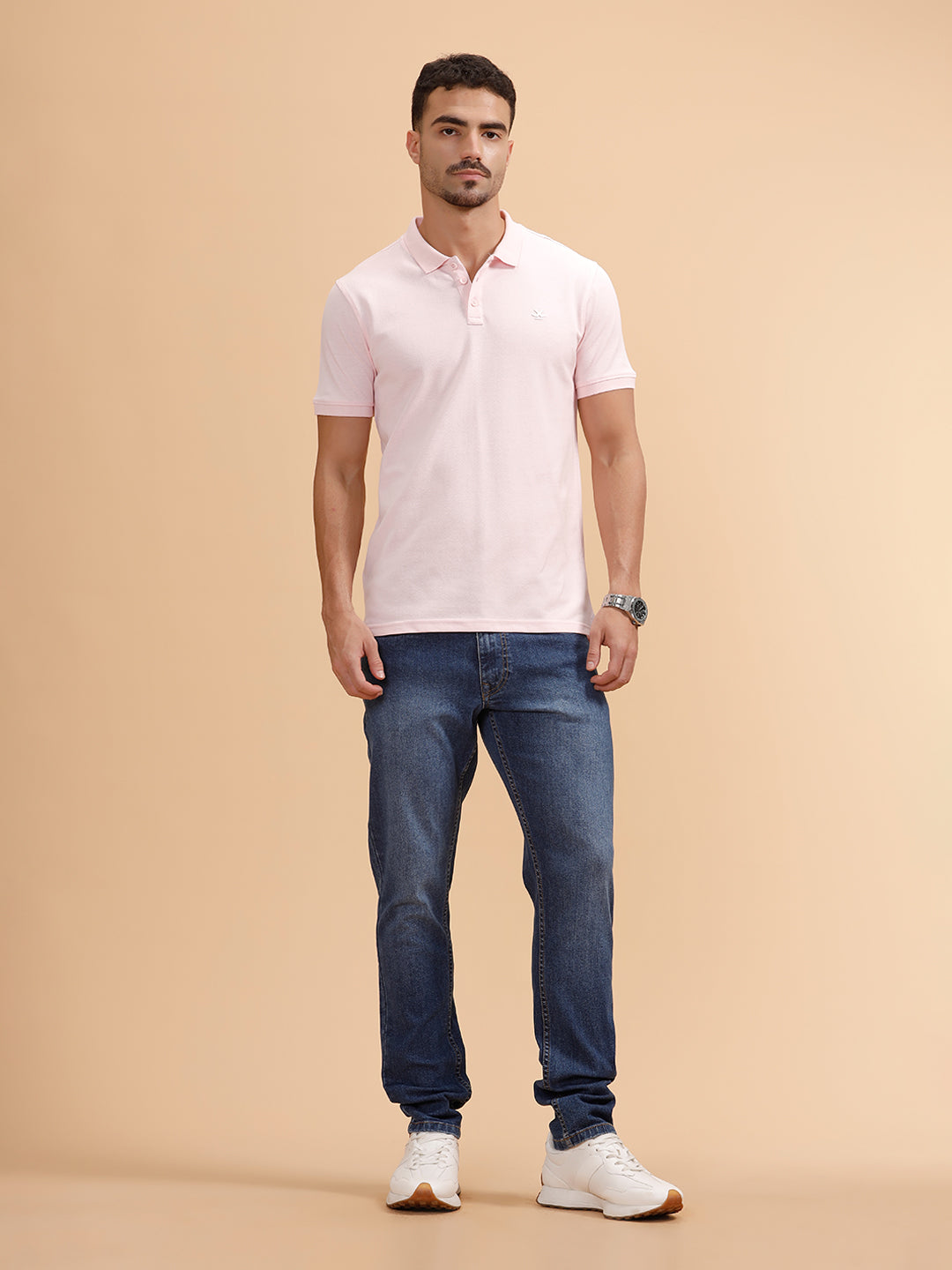 Casual Heavy Fade Slim Fit Jeans | Blue