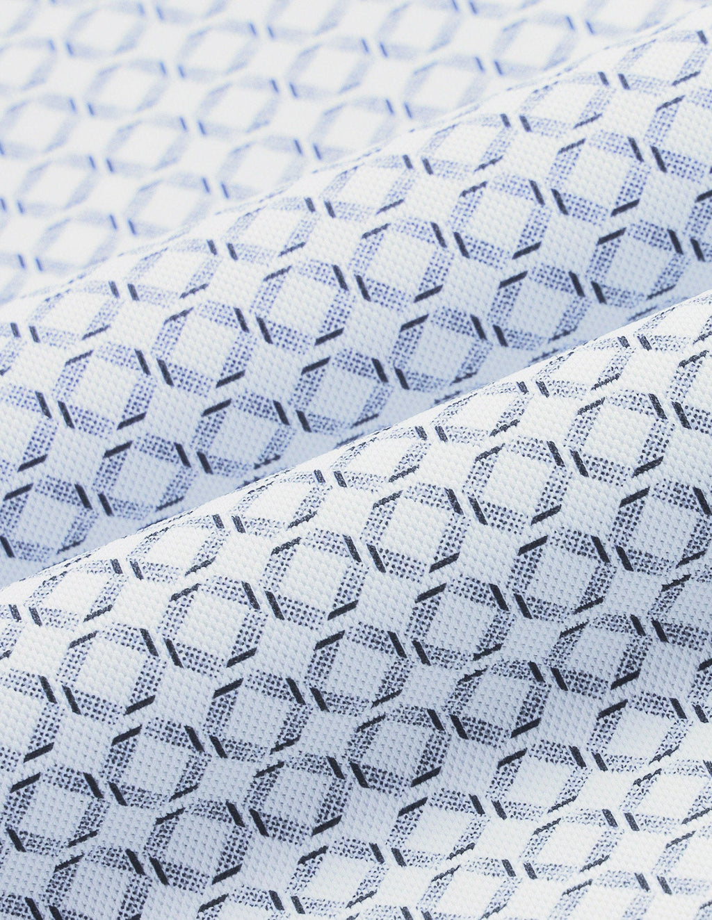 Geometric Printed Slim Fit Polo Shirt USP0