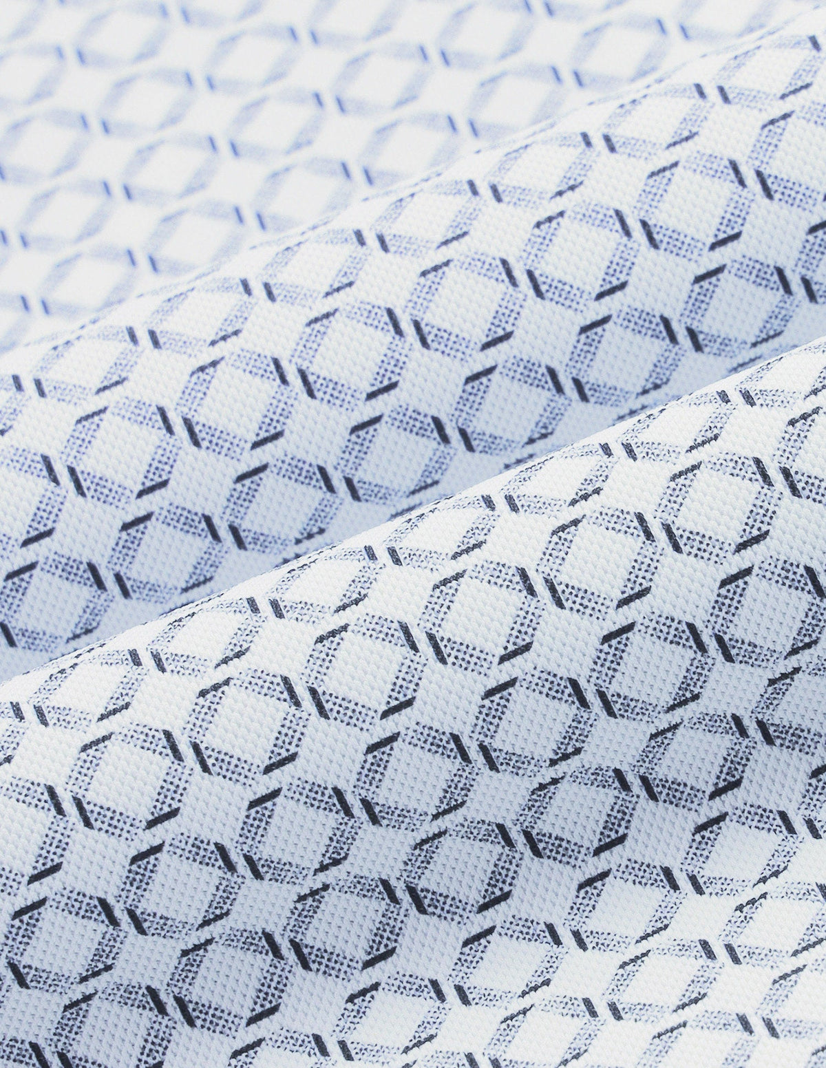 Geometric Printed Slim Fit Polo Shirt USP0