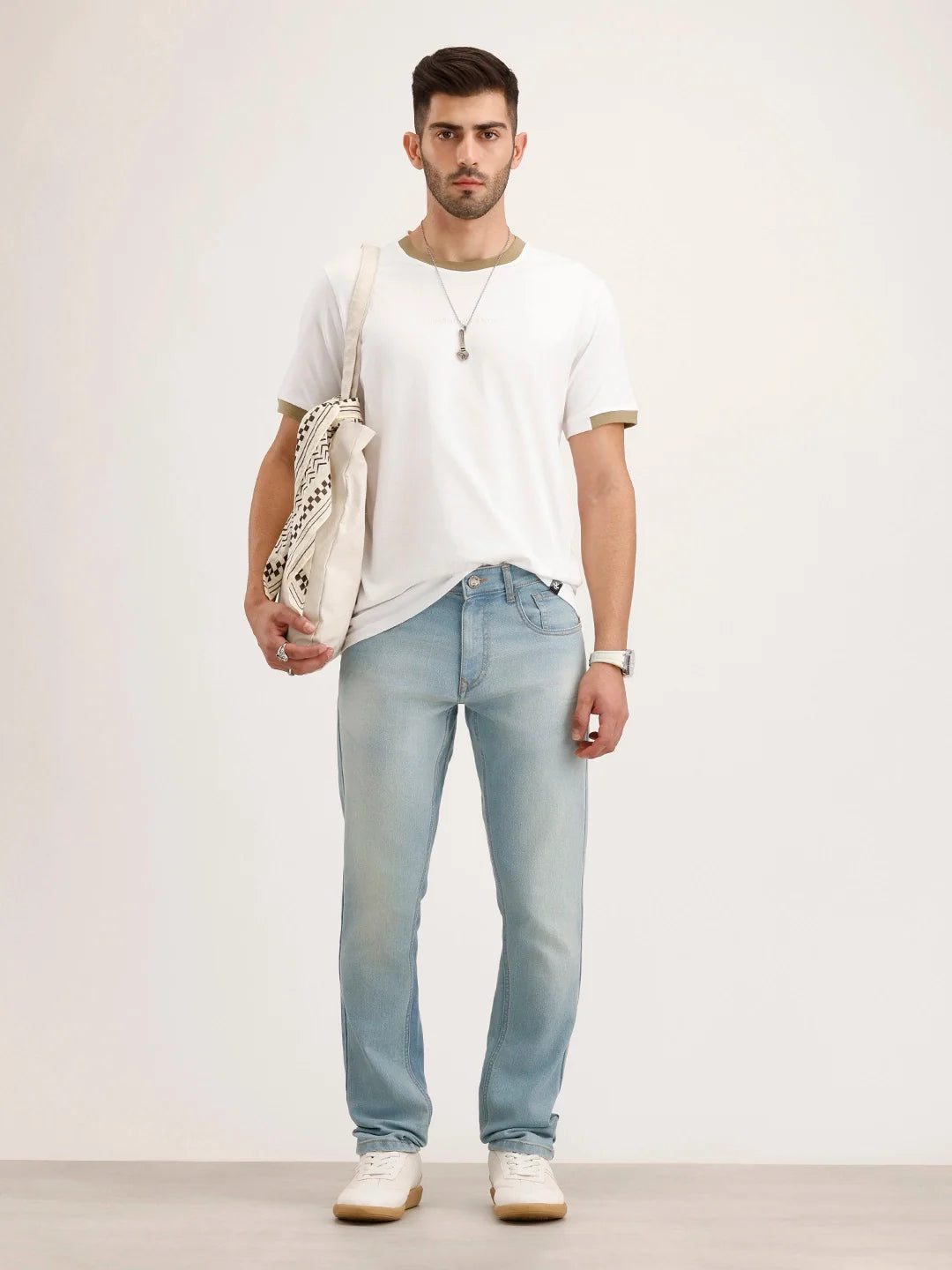 Slim Fit Denim Jeans | Light Blue