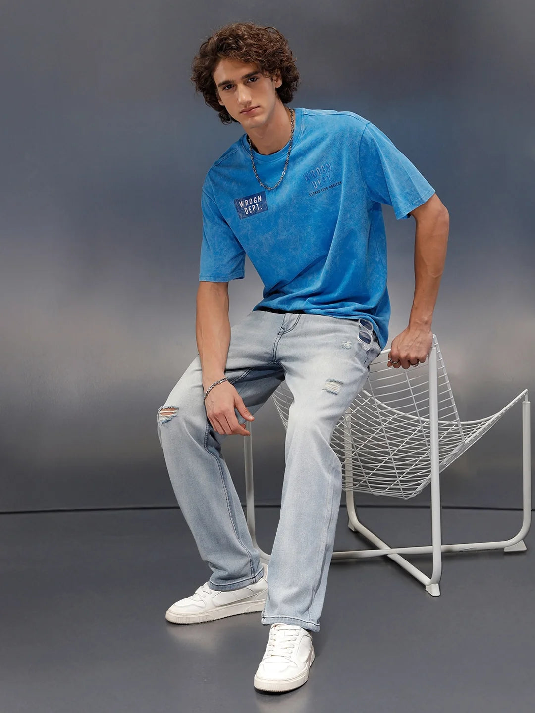 Relaxed Anti-Fit Jeans | Light Blue