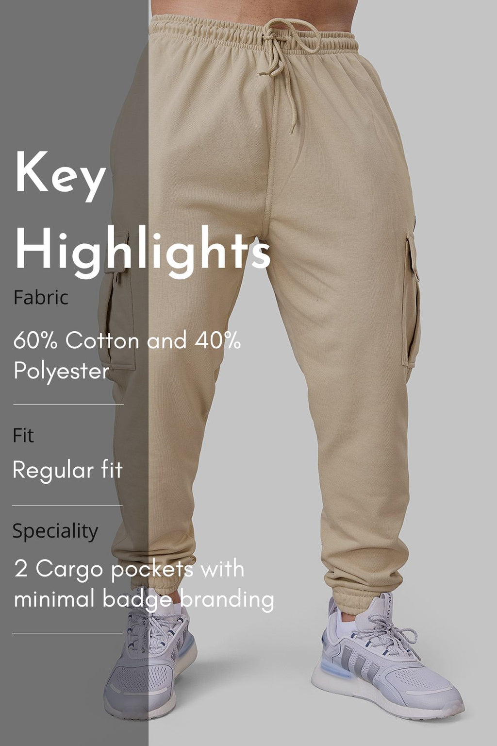 Flex Joggers Beige