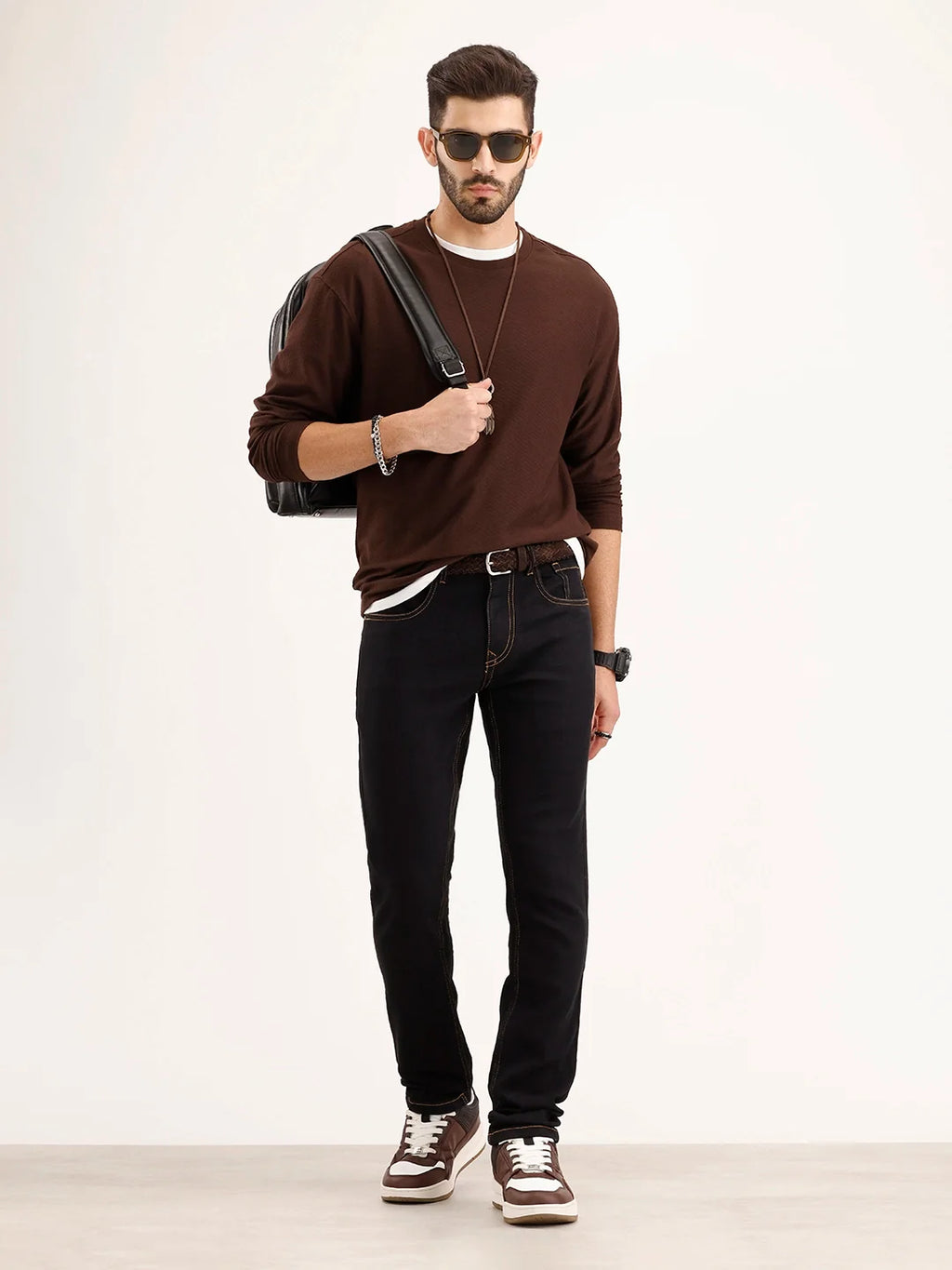 Slim Fit Denim Jeans | Black