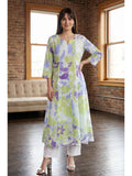 Yellow Pure Cotton Kurta | U3S - view 7