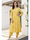 Mustard Rayon Kurta | FY93 - view 1