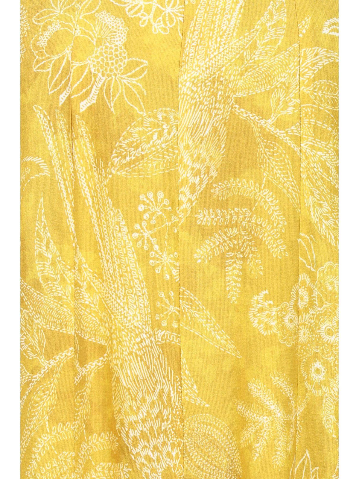 Mustard Rayon Kurta | KDG - view 3