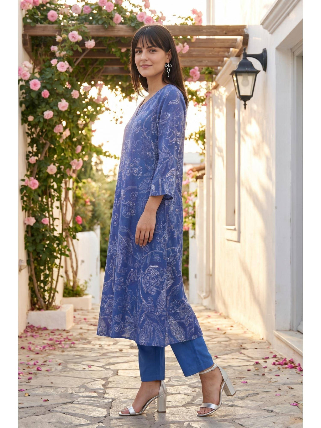 Mustard Rayon Kurta | KDG - view 10