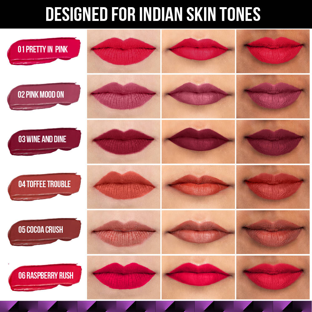 9to9 Lips Don't Lie Matte + Transferproof Liquid Lipstick | L12 - view 6