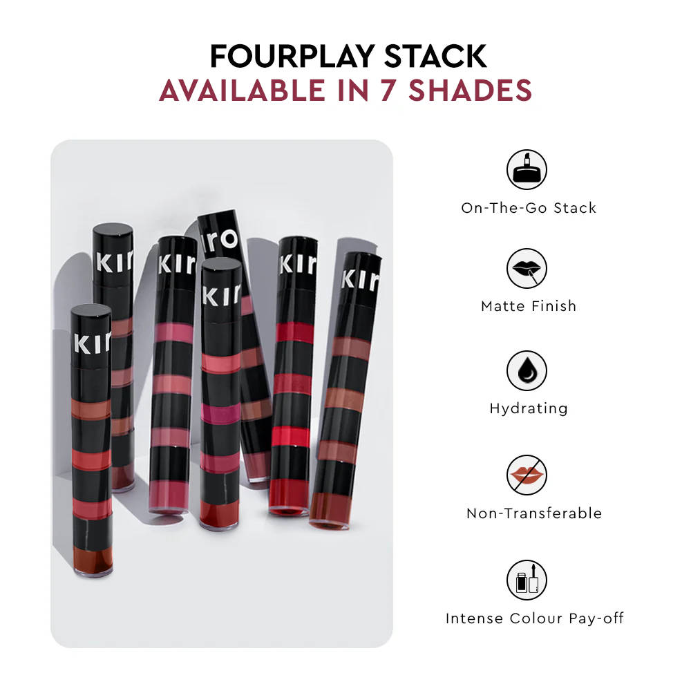 Four Play Non-Stop Airy Matte Liquid Lipstick | L12 - view 12