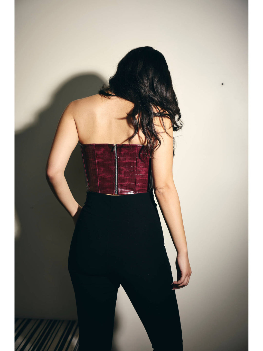 Women Wine Bulletproof Top | TT90 - view 2