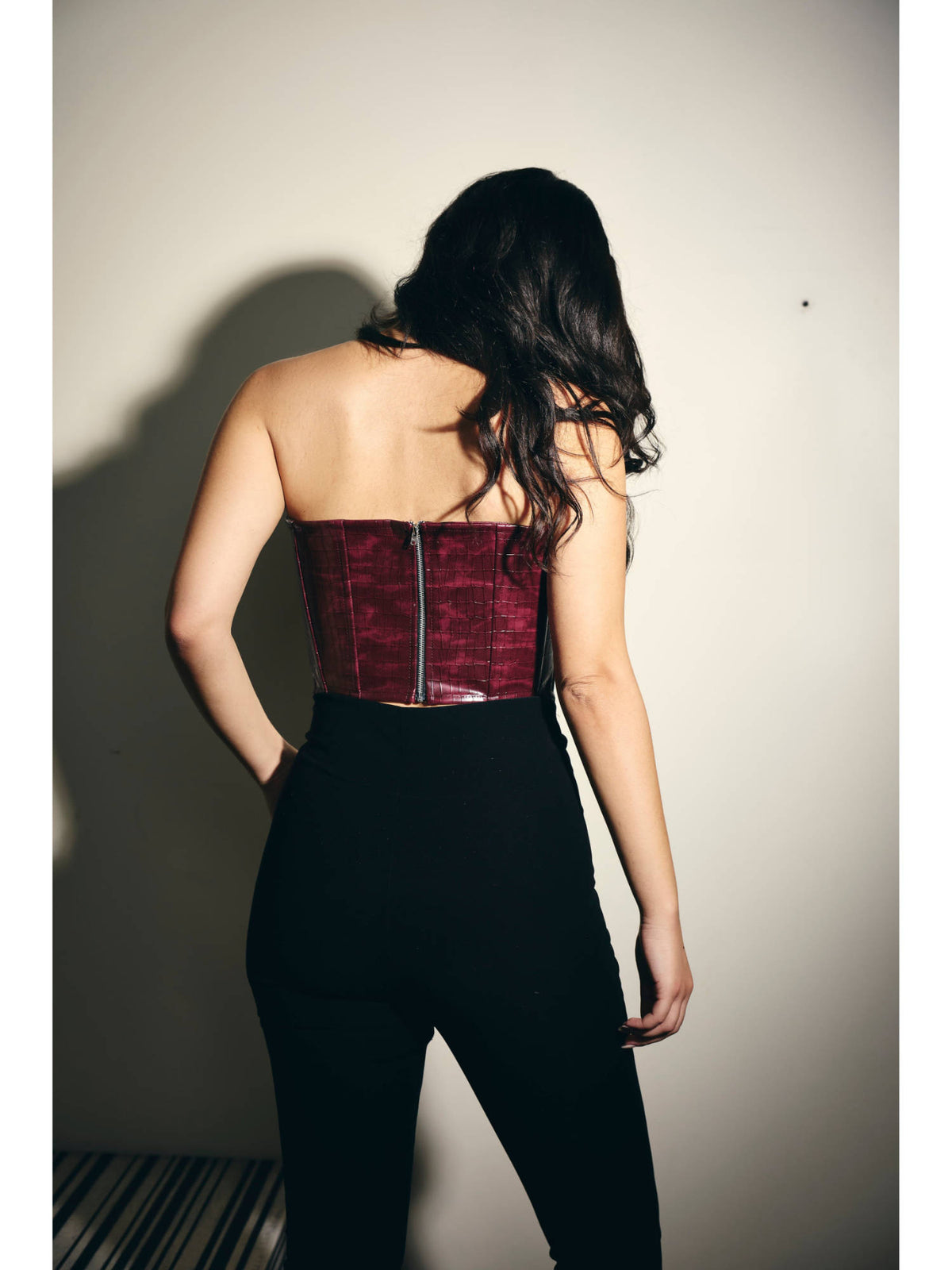 Women Wine Bulletproof Top | TT90 - view 2