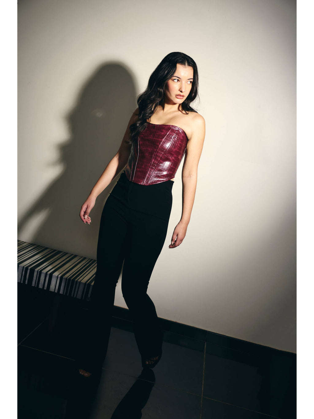 Women Wine Bulletproof Top | TT90 - view 3