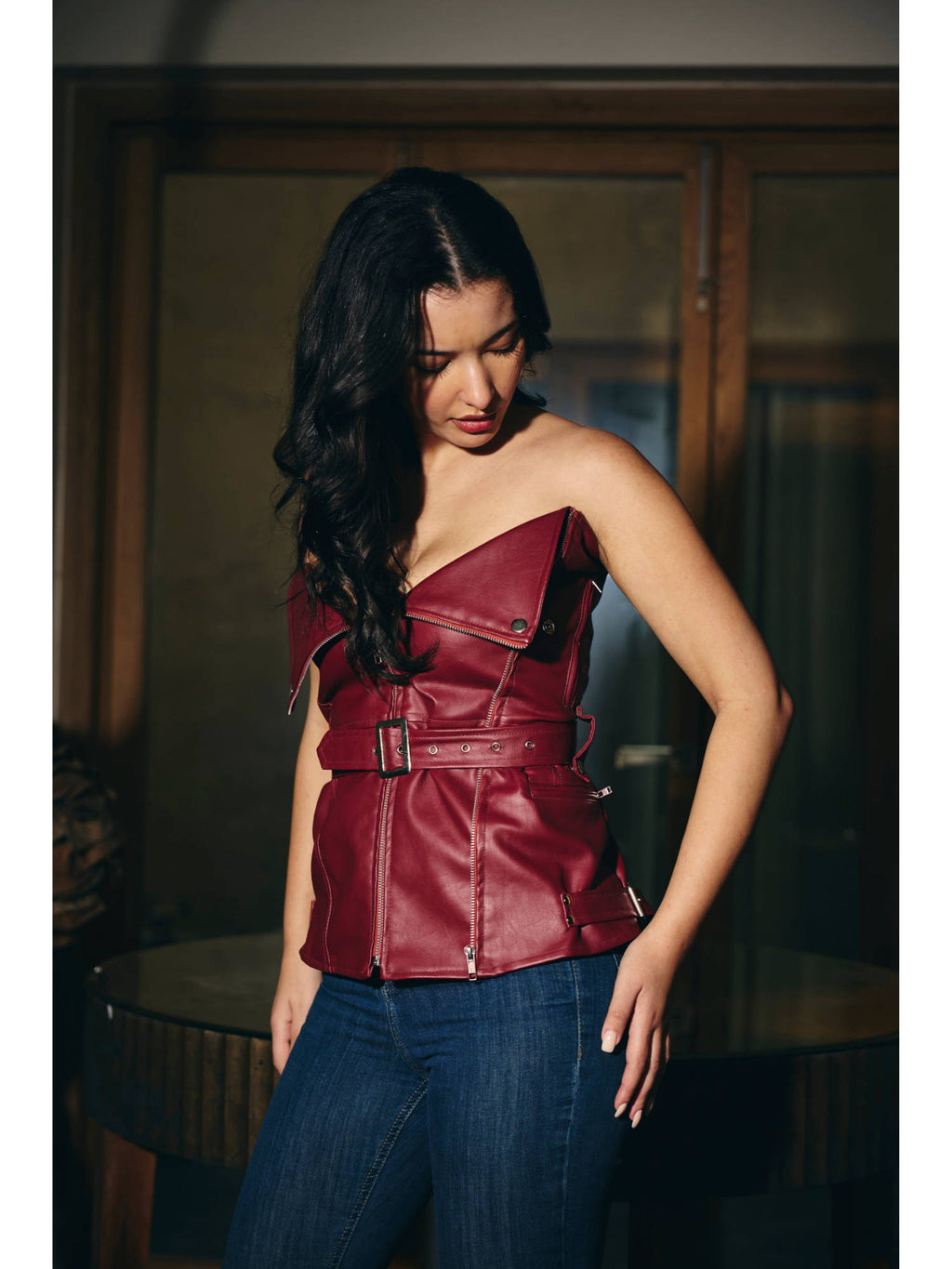 Women Red hot Rodeo Top | TT90 - view 5