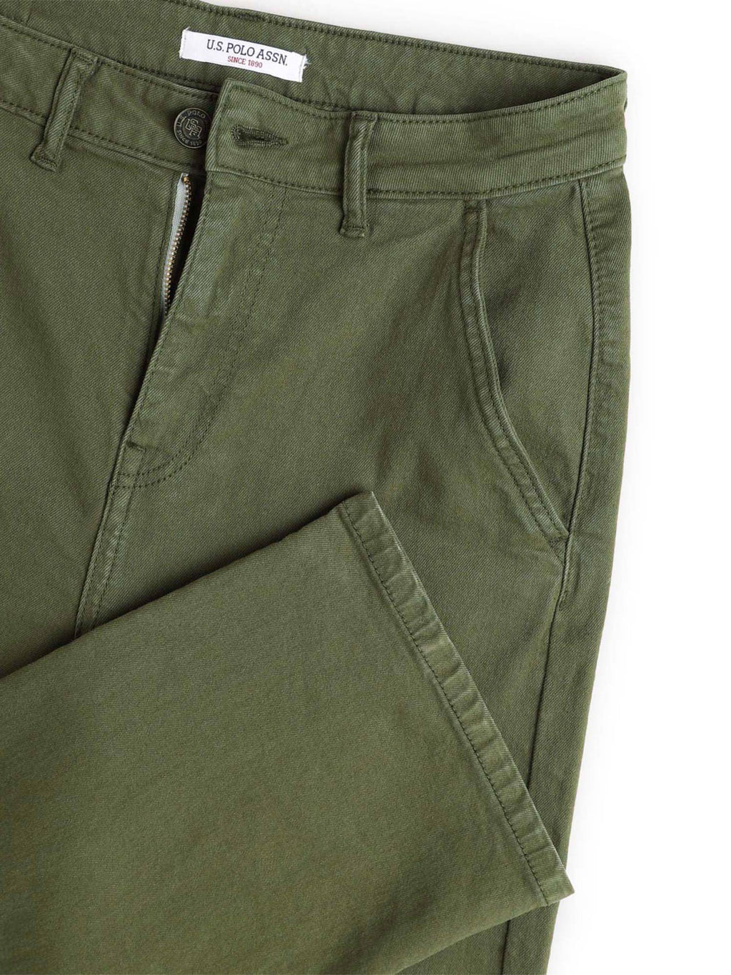 Green High Rise Straight Fit Jeans | ST23 - view 2