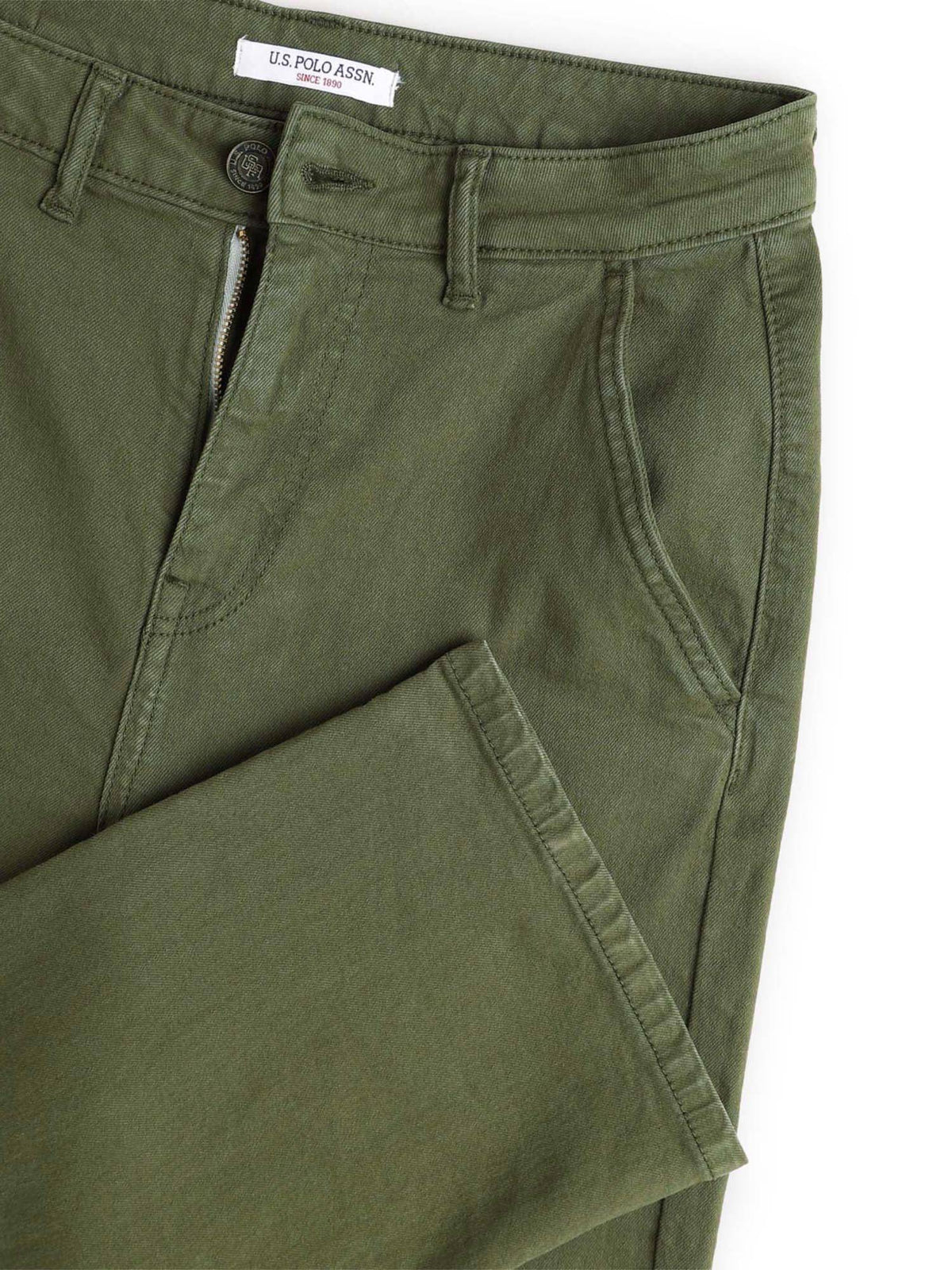 Green High Rise Straight Fit Jeans | ST23 - view 2