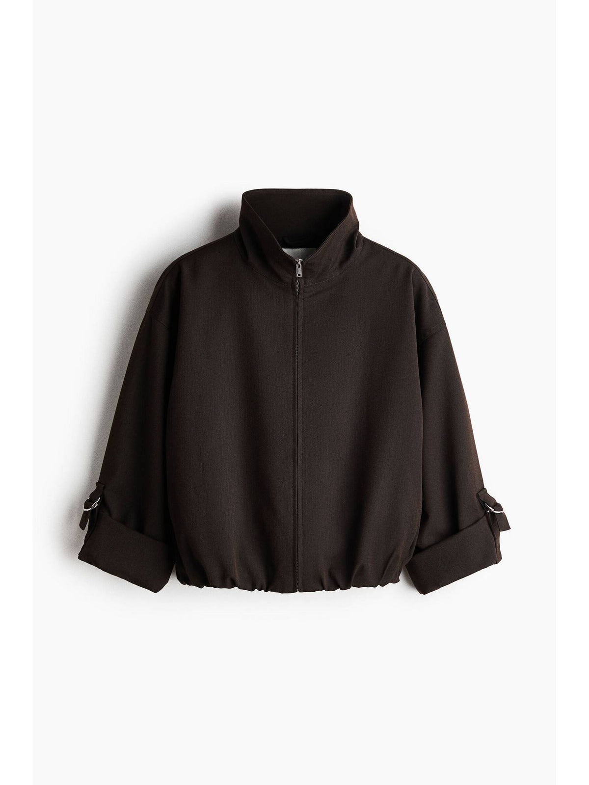 Women Brown Oversized Bubble-Hem Jacket | JC78 - view 1