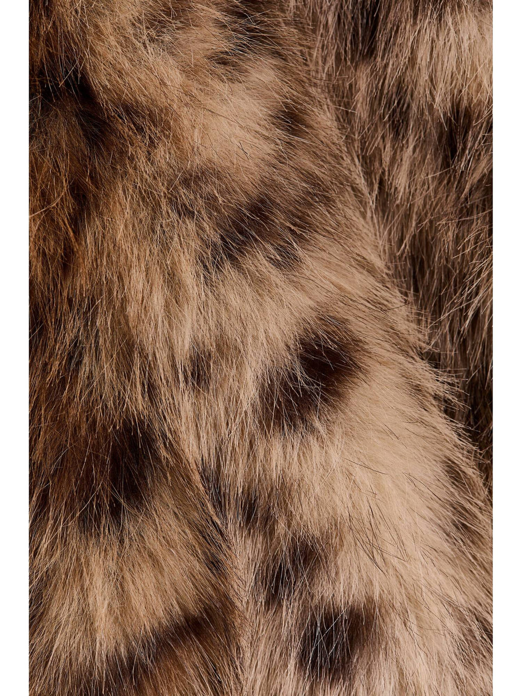 Women Brown Fluffy Funnel-Collar Jacket | JC78 - view 2