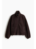 Women Brown Teddy Jacket | JC78 - view 1