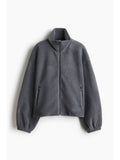 Women Grey Teddy Jacket | JC78 - view 1