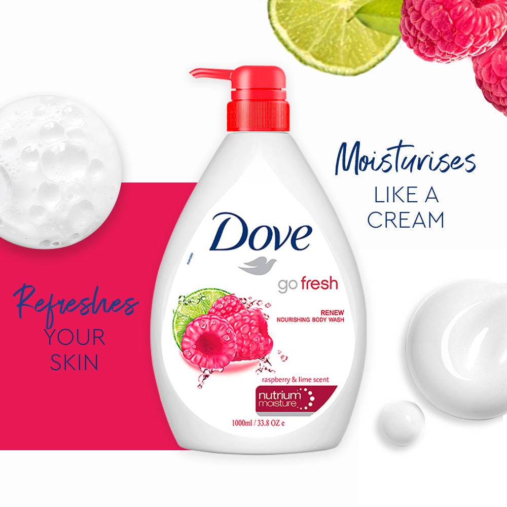 Body Wash - Renew Raspberry & Lime Scent Nourishing | B20 - view 5