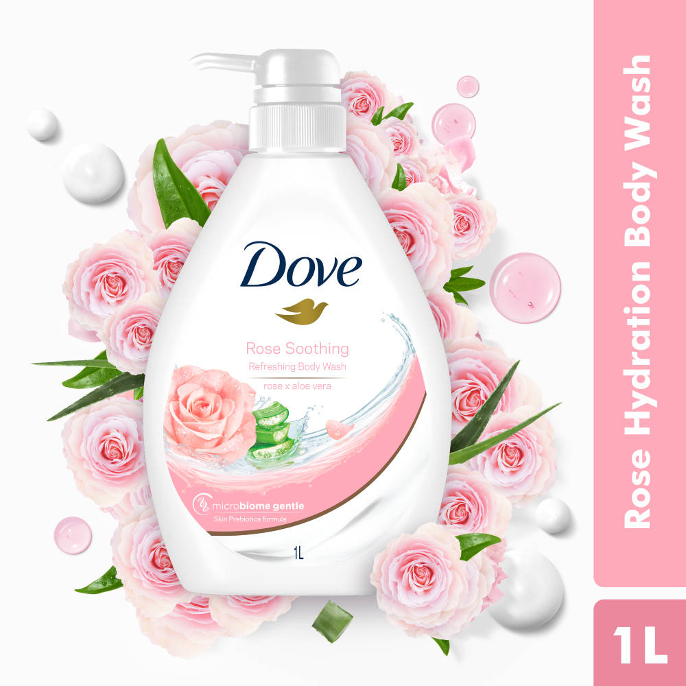 Body Wash- Soothing Rose & Aloe Vera Body | B20 - view 2