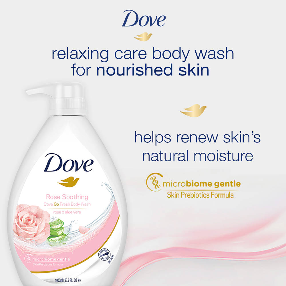 Body Wash- Soothing Rose & Aloe Vera Body | B20 - view 4