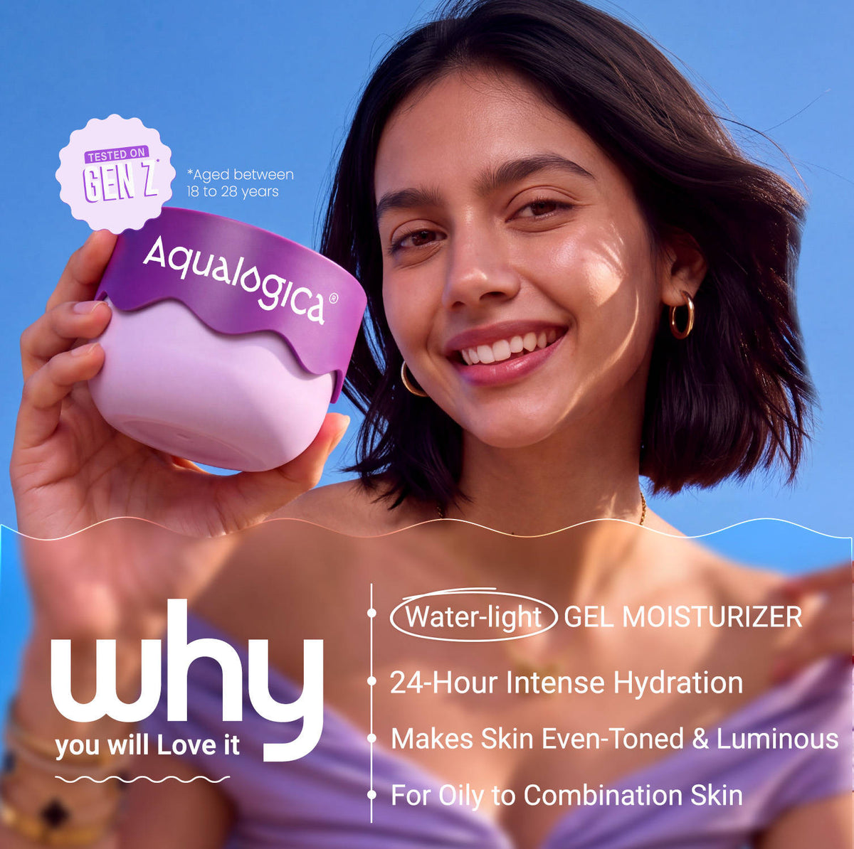 Illuminate + Hydra Gel Moisturizer With Alpha Arbutin For 24 Hour Intense Hydration | FC3 - view 4