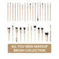 All You Need 30 Pcs Face & Eyes Makeup Brush Set with Travel Case Complete Kit | T32 - view 1