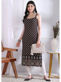 Women Maroon Floral Kurta | KDG - view 9