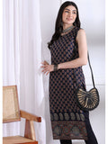 Women Maroon Floral Kurta | KDG - view 9