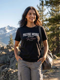 Black Regular Fit Typography T-Shirt | TS56 - view 1