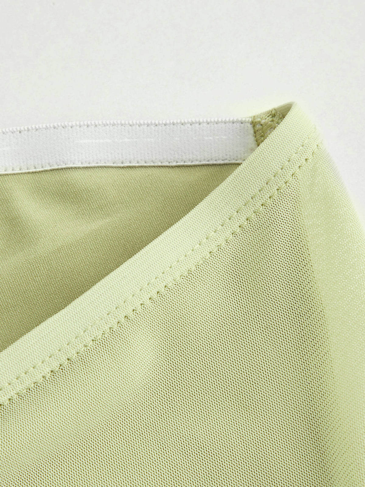 Mesh Solid O-ring Lettuce Trim Knotted Tube Top | TT90 - view 31