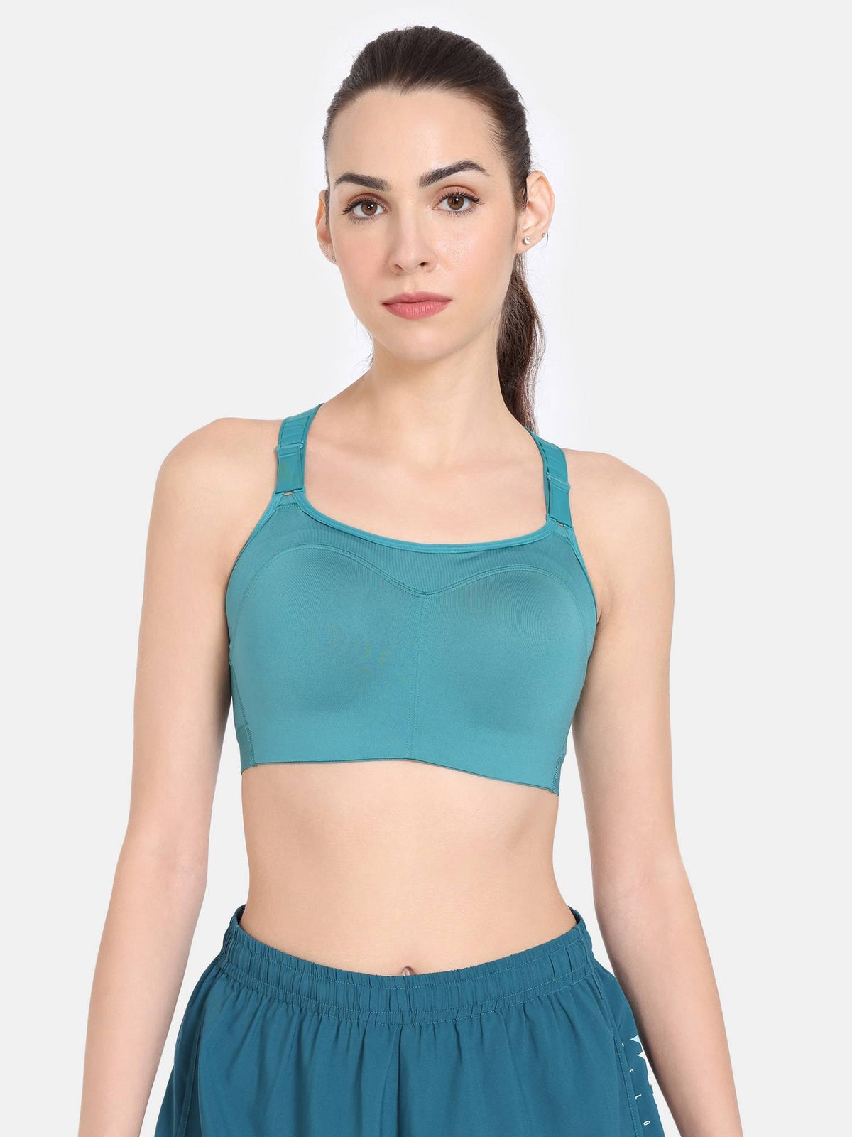 Zelocity High Impact Quick Dry Sports Bra - Castlerock | sb09 - view 12