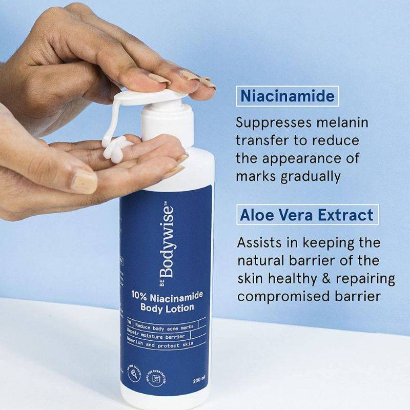 10% Niacinamide Body Lotion For Acne Marks - Pack Of 2 | BWS9 - view 2