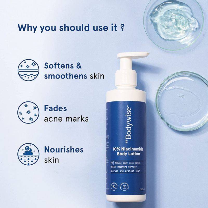 10% Niacinamide Body Lotion For Acne Marks - Pack Of 2 | BWS9 - view 3