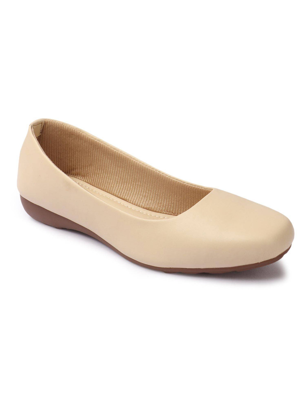 Women Cream Elegant Ballerinas | F61 - view 3
