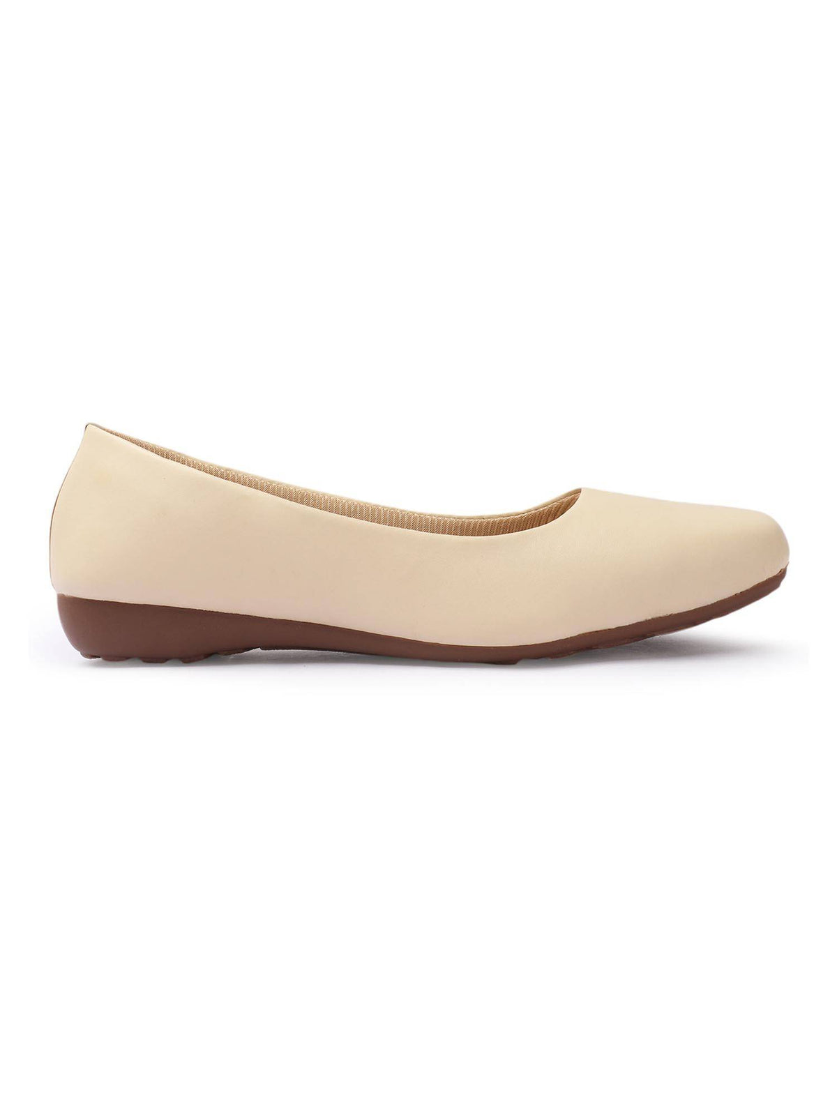 Women Cream Elegant Ballerinas | F61 - view 4