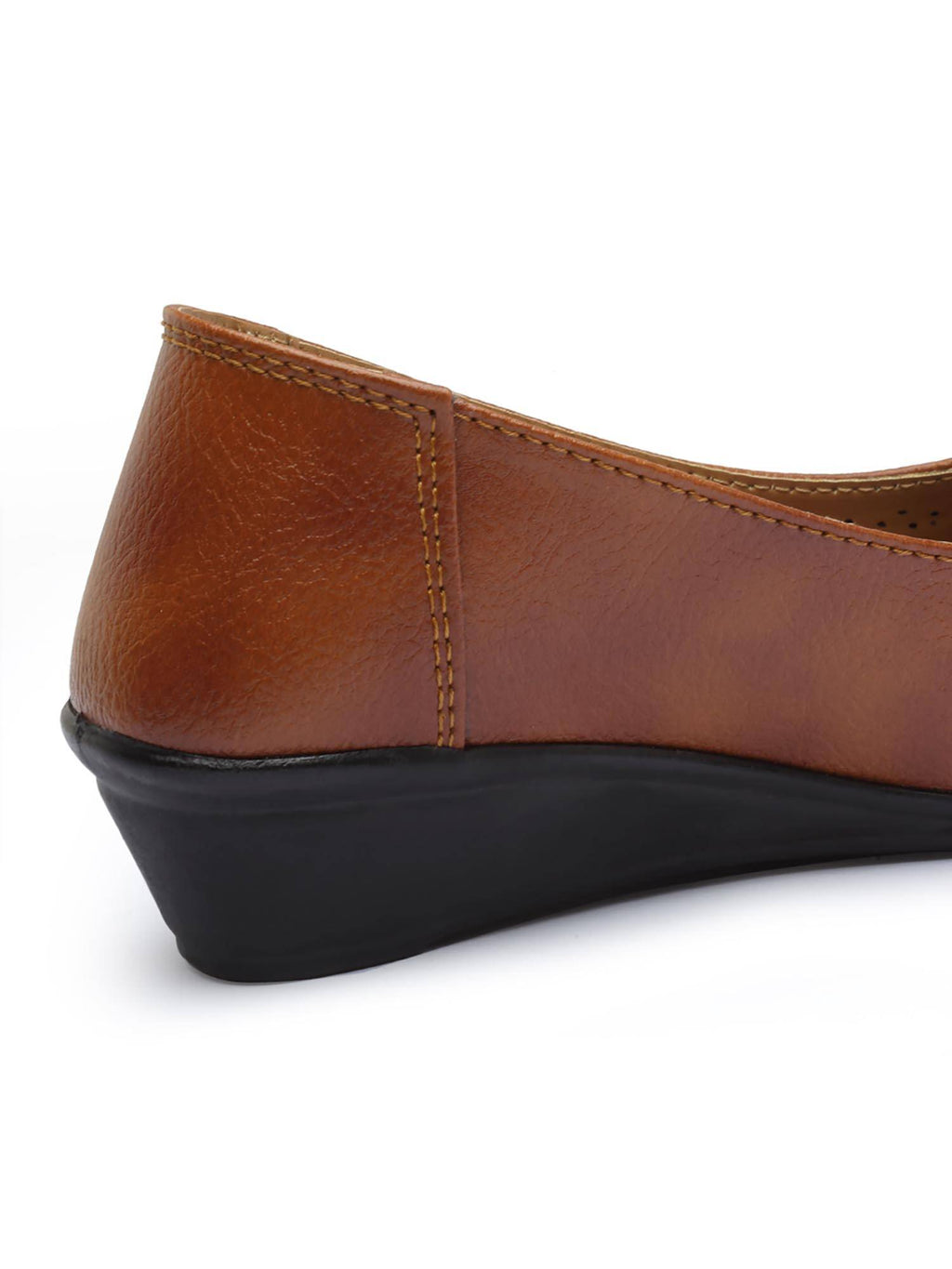 Tan Elegant Peep-Toe Sandal Heels | H78 - view 7