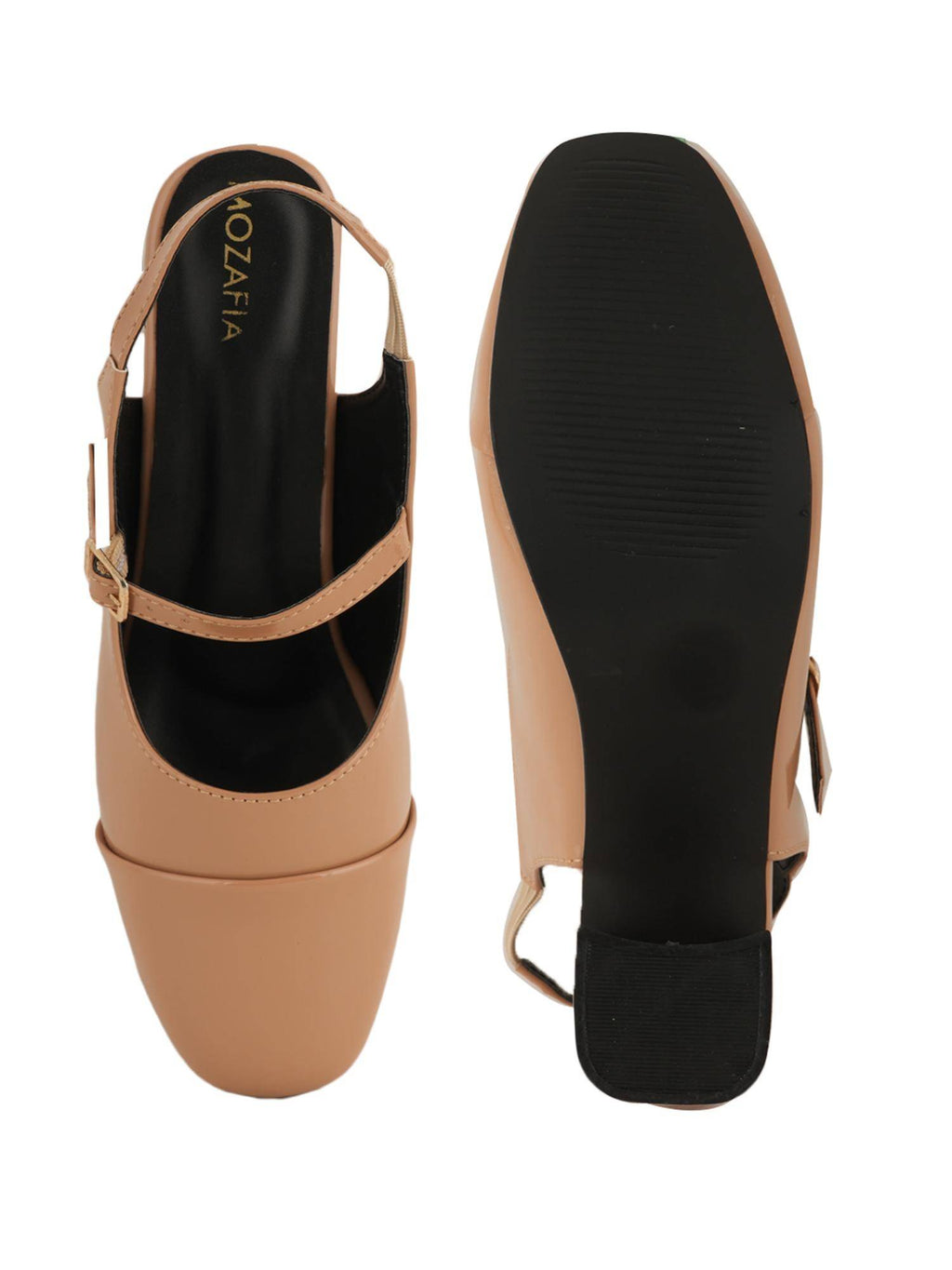Women Mules Heels - Beige | H78 - view 5
