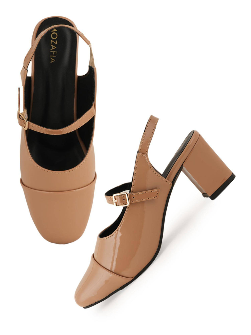 Women Mules Heels - Beige | H78 - view 7