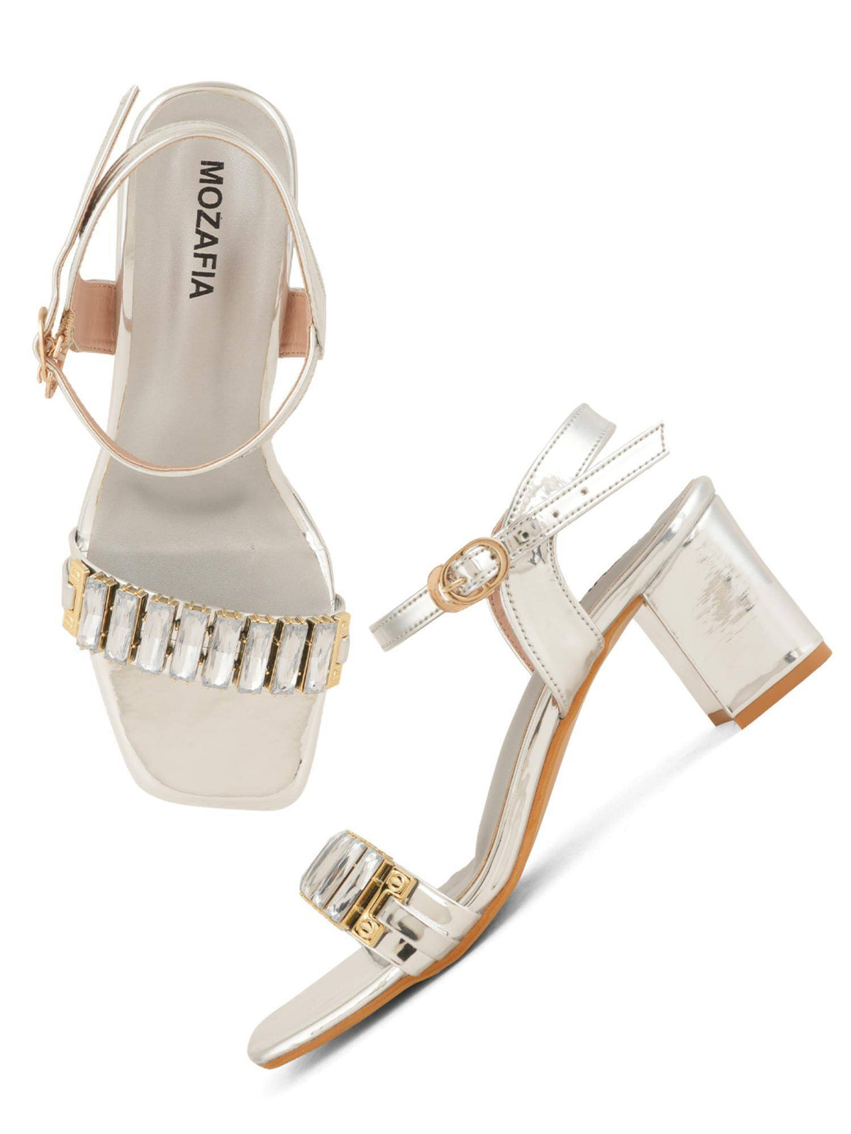 Women Sandal Heels - Gold | H78 - view 17
