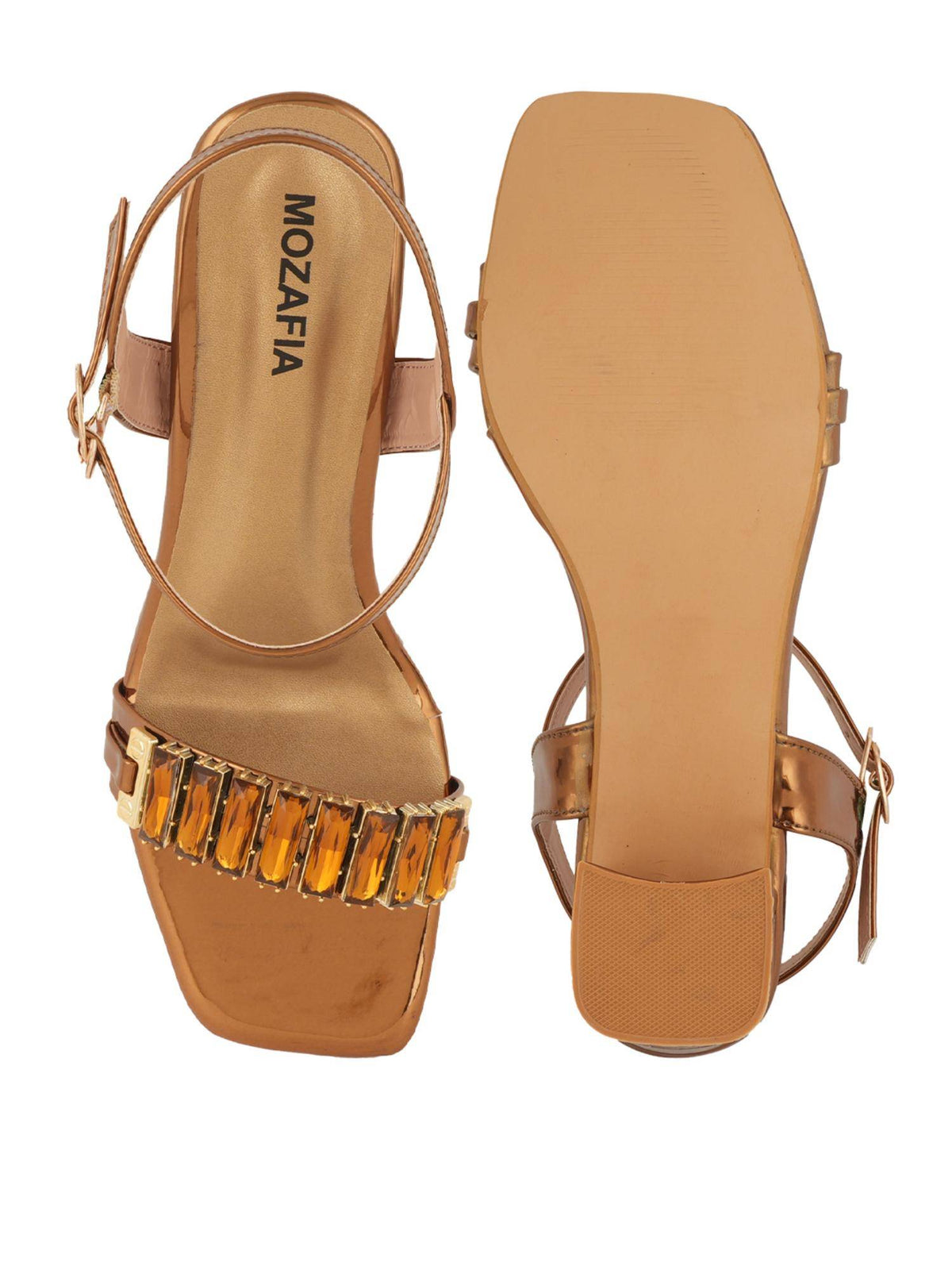 Women Sandal Heels - Gold | H78 - view 4