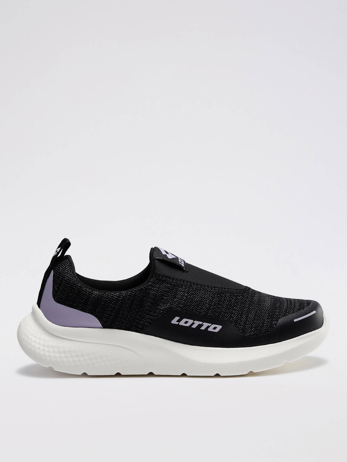 Flo Walk Slip On Black Walking Shoes for Women | SH9 - view 2