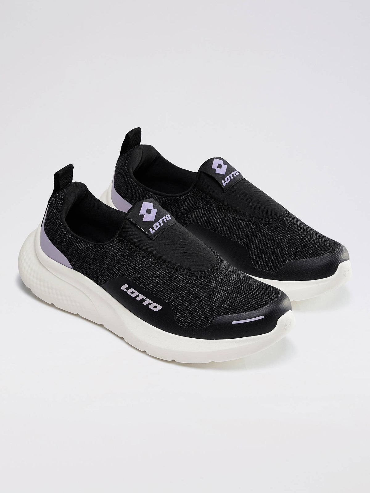 Flo Walk Slip On Black Walking Shoes for Women | SH9 - view 5