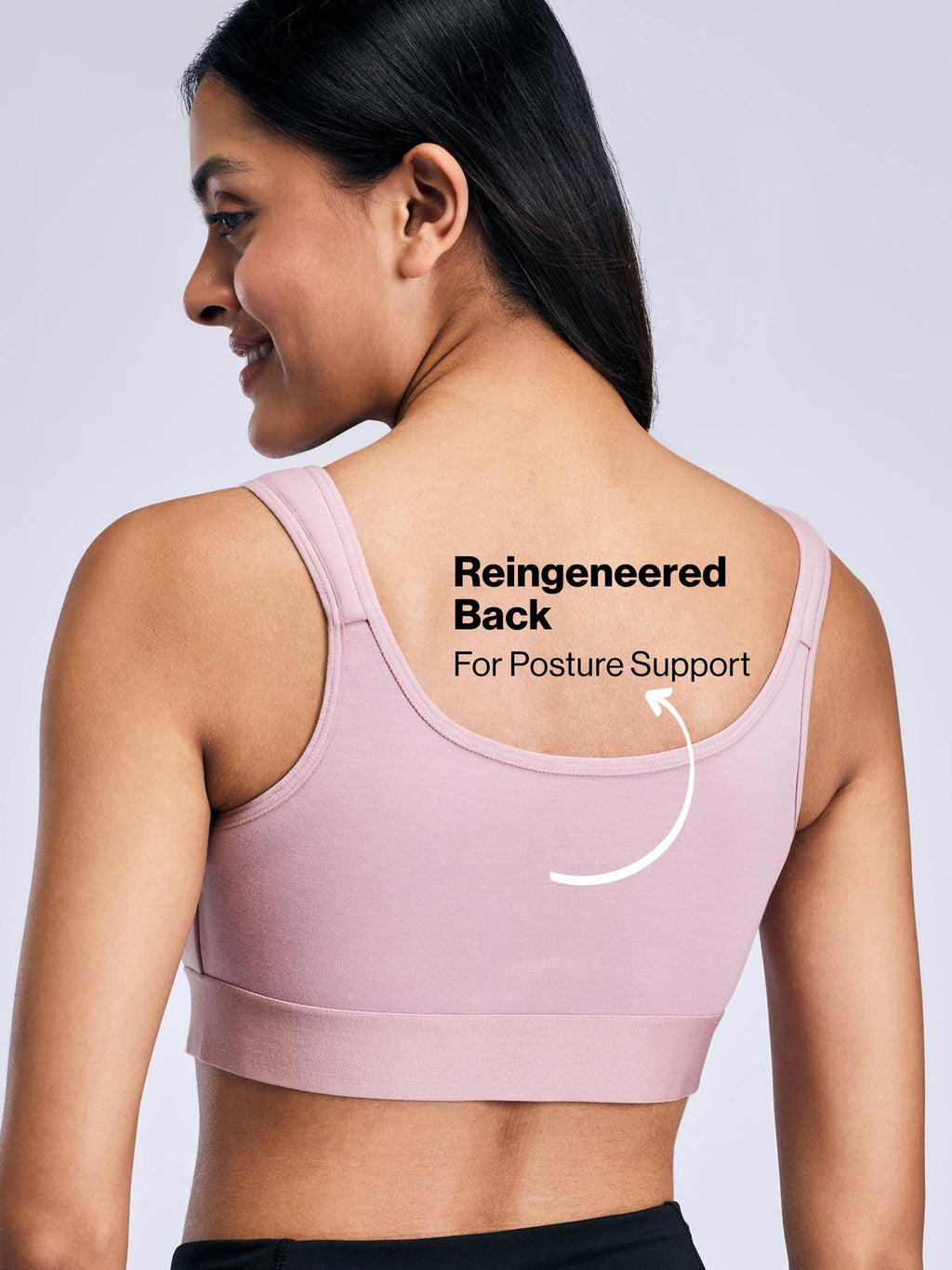 Full Coverage Front Open High Impact Posture Correcting Sports Bra NYK907 Fawn | sb09 - view 5