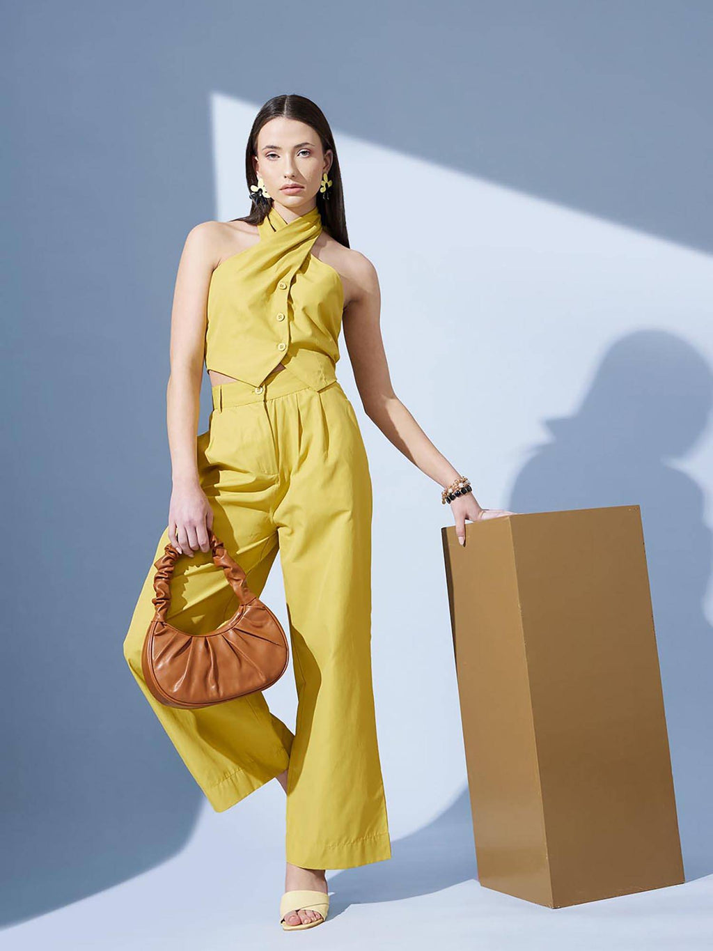 Yellow Solid Regular Top | HT67 - view 2