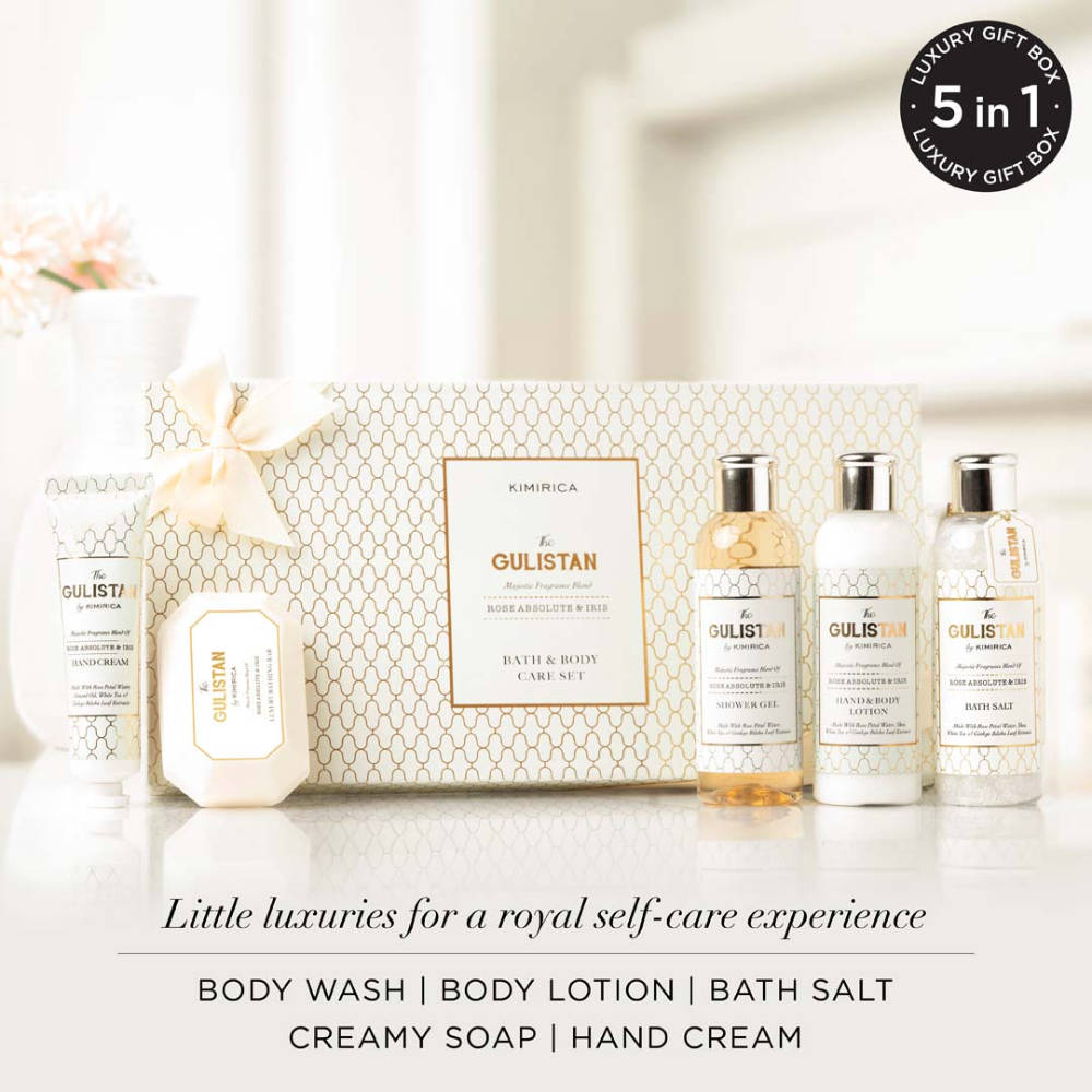 The Gulistan Indulgence Luxury Bath & Body Care Gift Set Box for Birthday & Anniversary | B20 - view 2