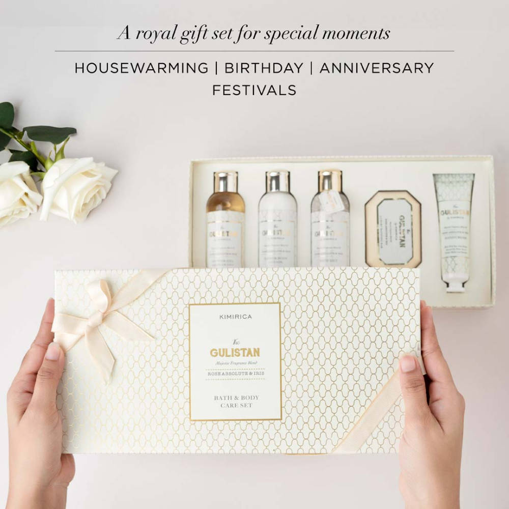 The Gulistan Indulgence Luxury Bath & Body Care Gift Set Box for Birthday & Anniversary | B20 - view 4