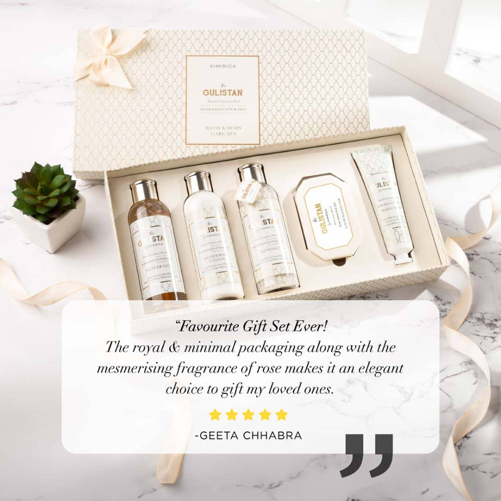 The Gulistan Indulgence Luxury Bath & Body Care Gift Set Box for Birthday & Anniversary | B20 - view 5