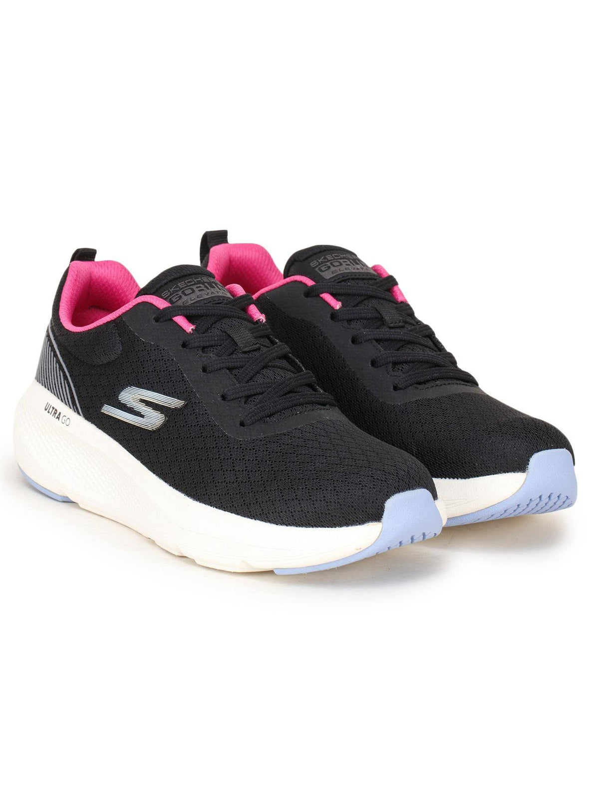 Women GO RUN ELEVATE Running Shoes - Black | SH9 - view 1